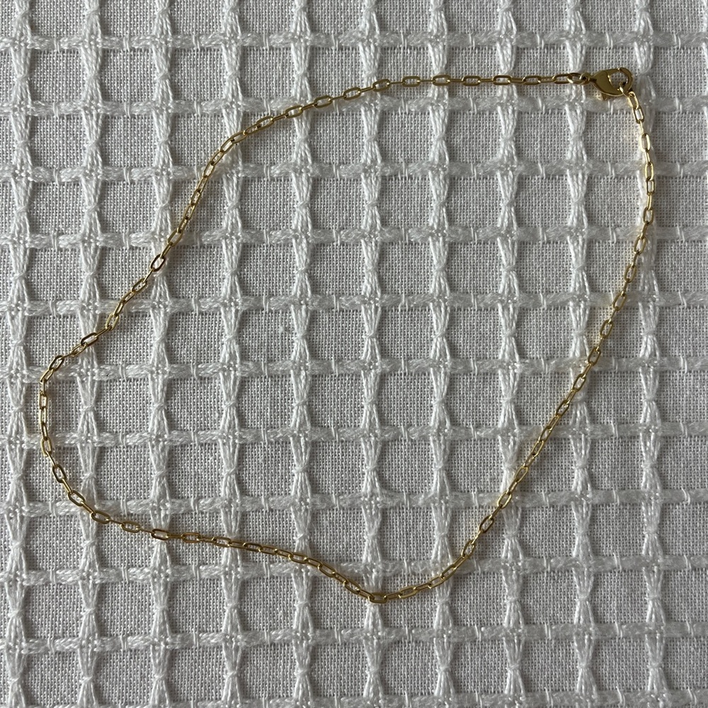 EVRY JEWELS Baby Link Up 16” necklace in gold
